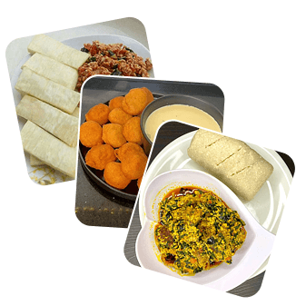 Delicious healthy food bowls